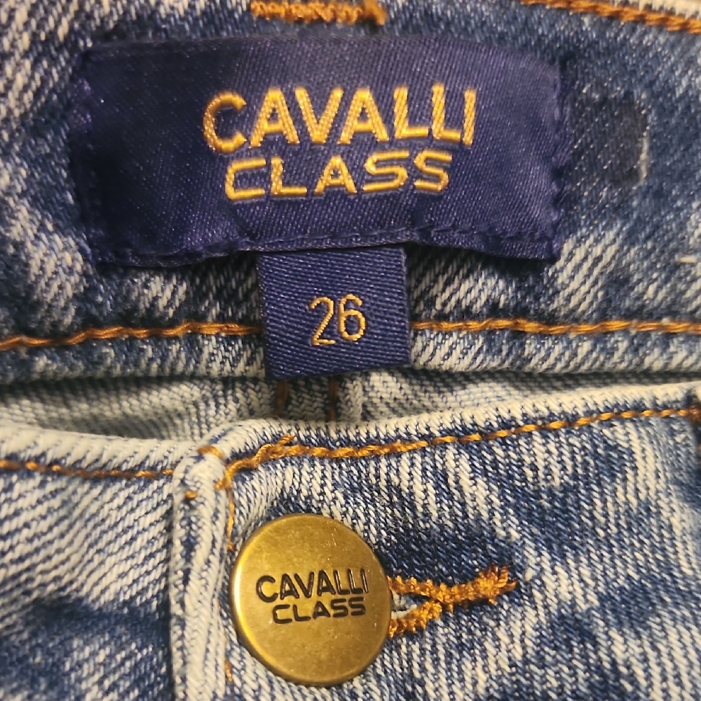 NWT Cavalli Class Indigo Denim Jeans ...26